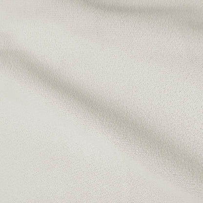 Brisol 3.5 Seater Velvet Curved Sofa in Cream White