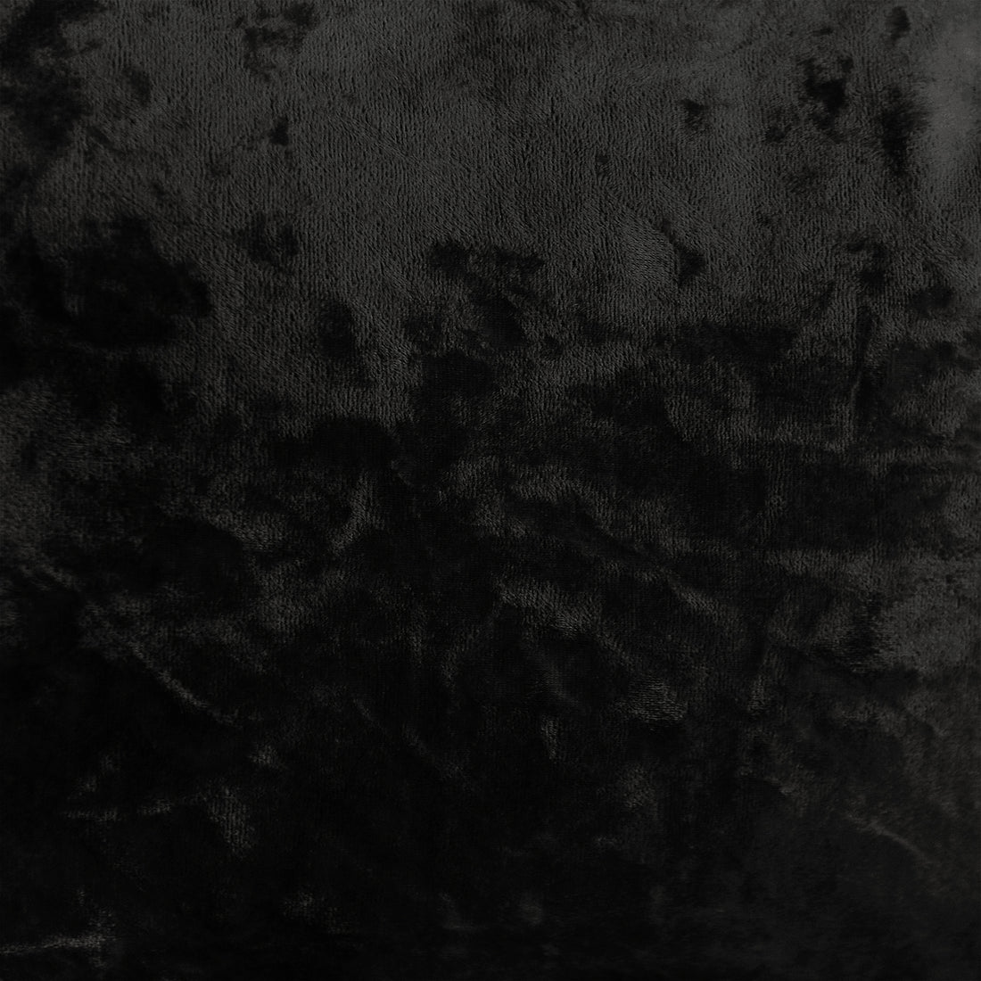 Close-up of the Claude 3 Seater Velvet Sofa with Chaise – Black, highlighting the plush velvet texture and spacious chaise design, emphasizing luxury and comfort in a modern style.