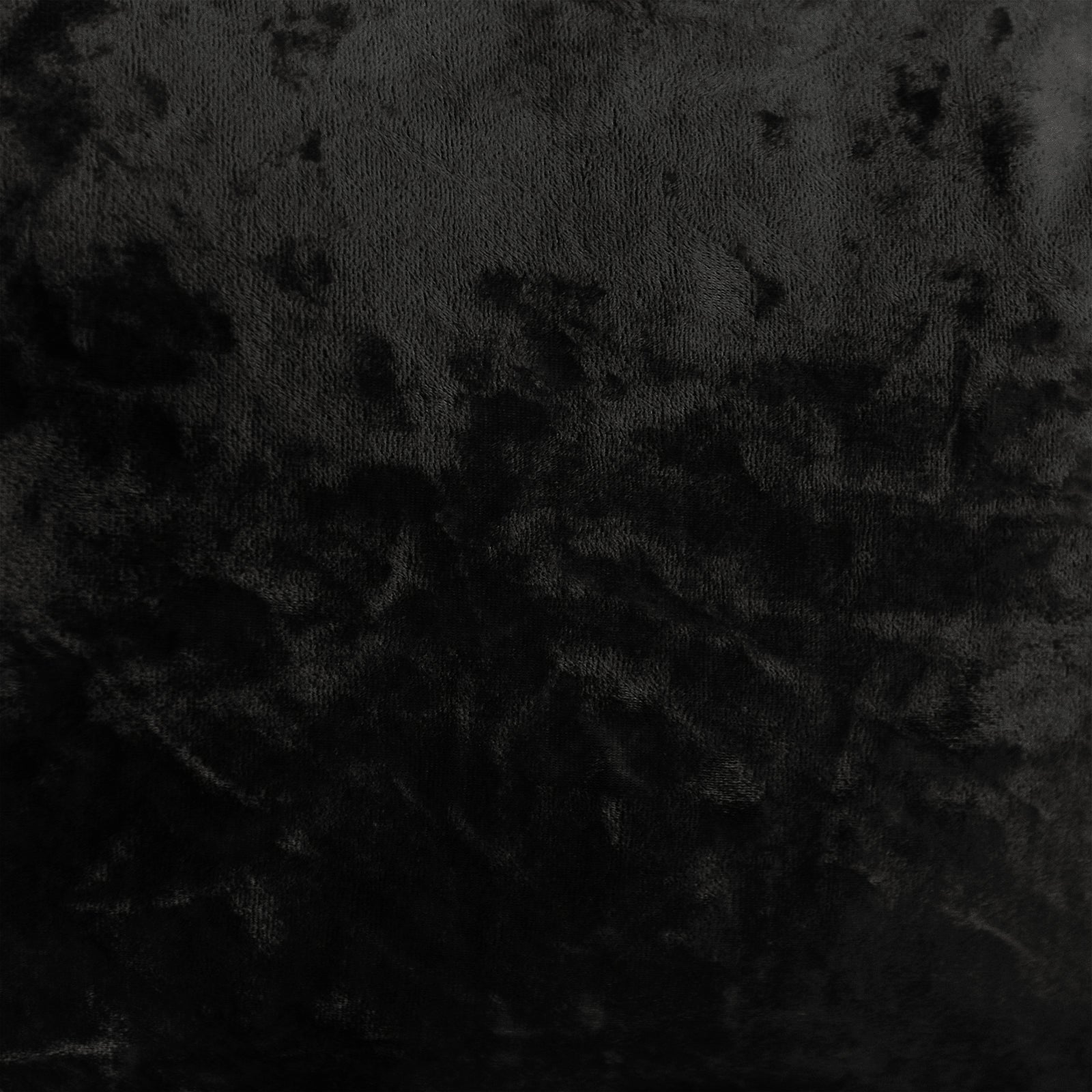 Close-up of the Claude 3 Seater Velvet Sofa with Chaise – Black, highlighting the plush velvet texture and spacious chaise design, emphasizing luxury and comfort in a modern style.