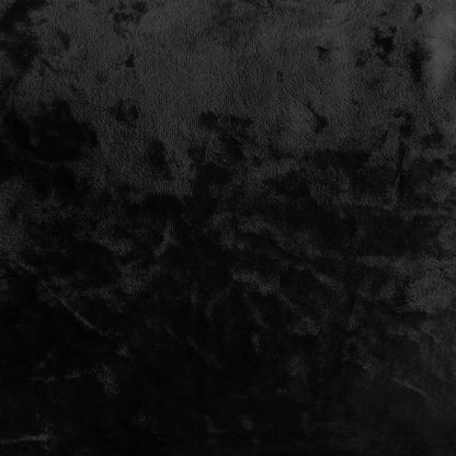 Close-up of the Claude 3 Seater Velvet Sofa with Chaise – Black, highlighting the plush velvet texture and spacious chaise design, emphasizing luxury and comfort in a modern style.