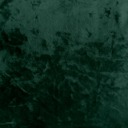 Close-up of the Claude 3 Seater Velvet Sofa with Chaise in Dark Forest Green, showcasing its plush velvet texture and elegant design, emphasizing its modern appeal and inviting comfort.