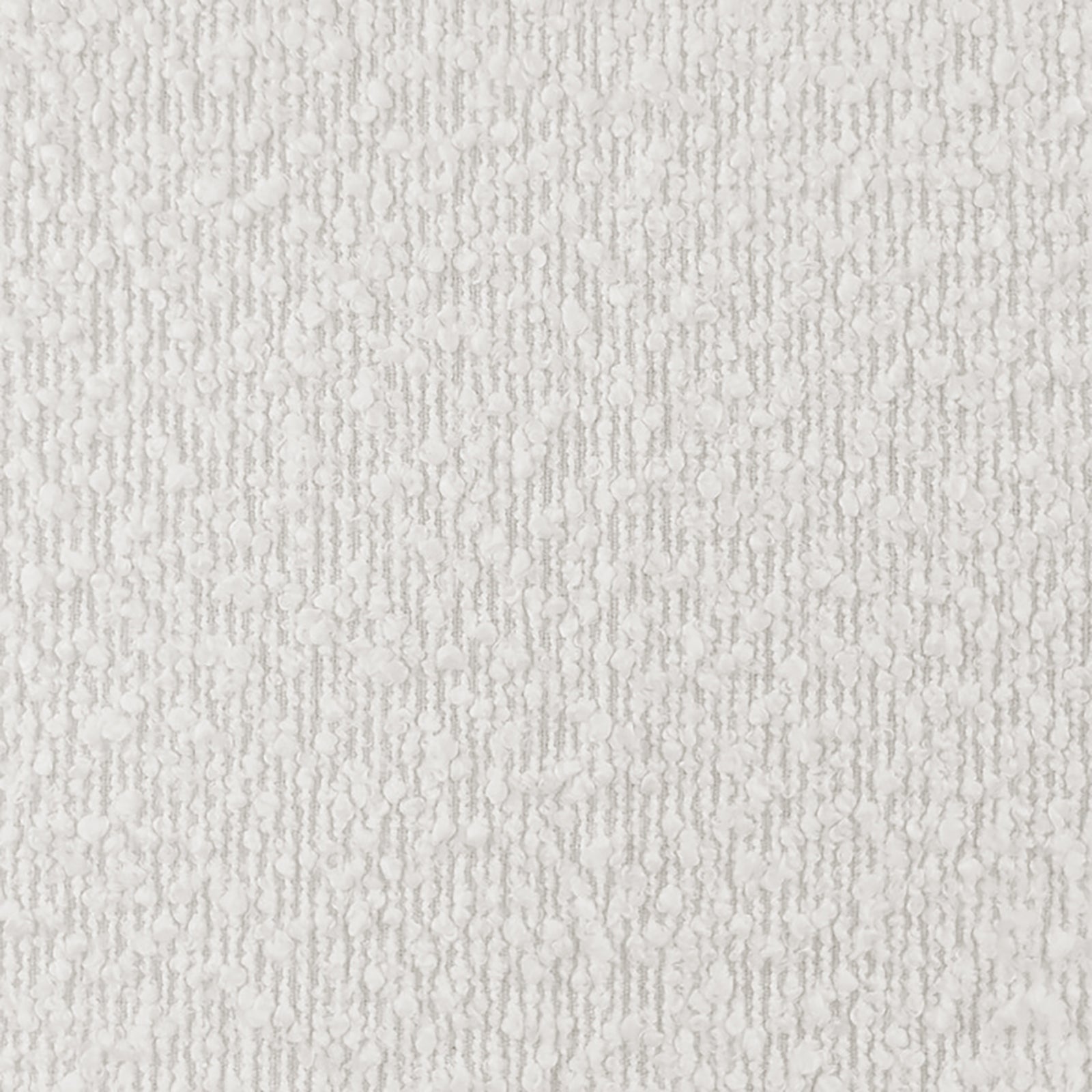 Elzan Bouclé Upholstered Bench in eggshell white, showcasing a textured bouclé surface with a soft, modern design and plush padding, perfect for adding elegance to contemporary spaces.