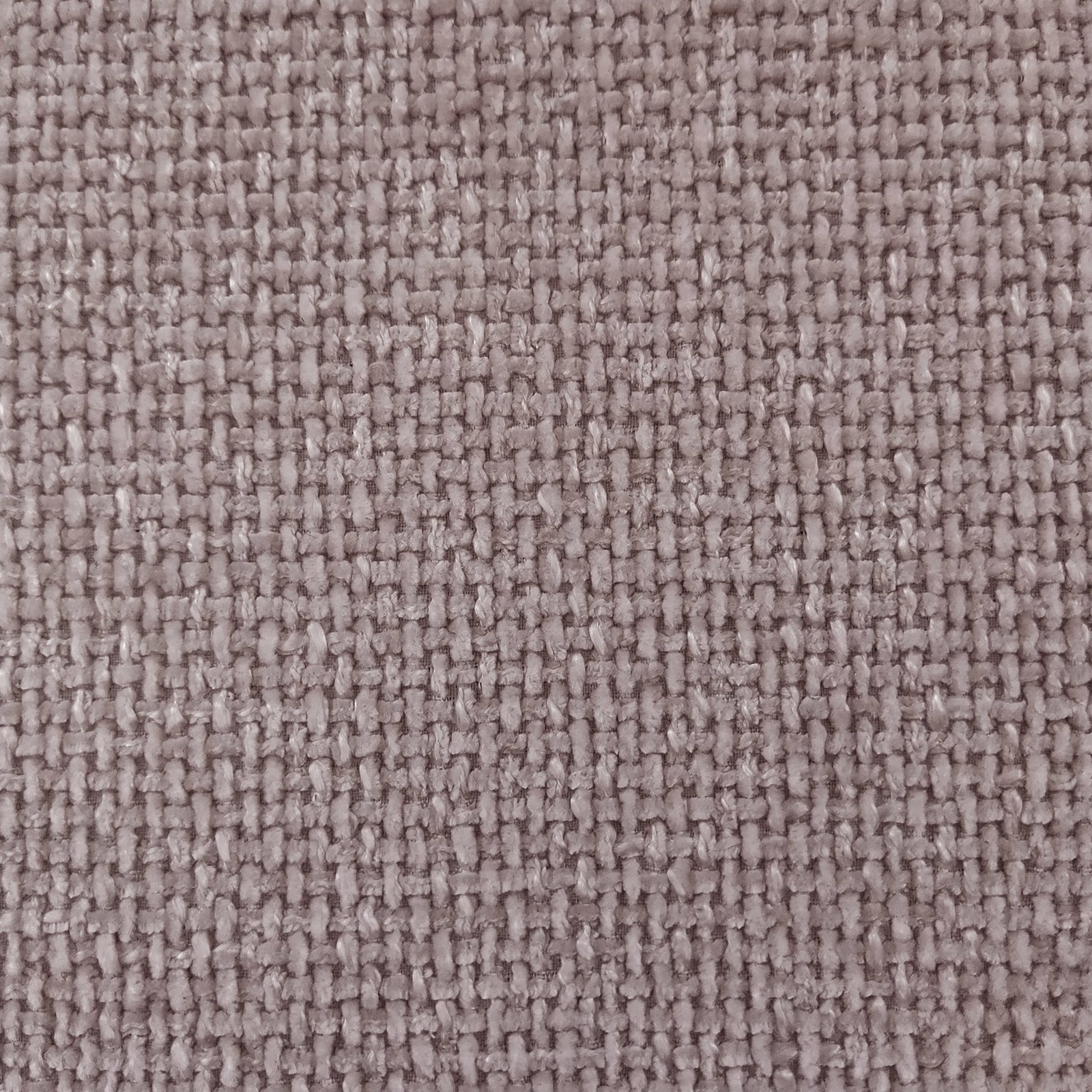 Close-up of the Emiken Chenille Fabric Ottoman Stool in Light Pink, showcasing its soft, textured basket-weave upholstery, ideal for adding style and comfort as a vanity chair or extra seating.