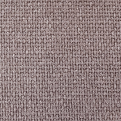 Close-up of the Emiken Chenille Fabric Ottoman Stool in Light Pink, showcasing its soft, textured basket-weave upholstery, ideal for adding style and comfort as a vanity chair or extra seating.
