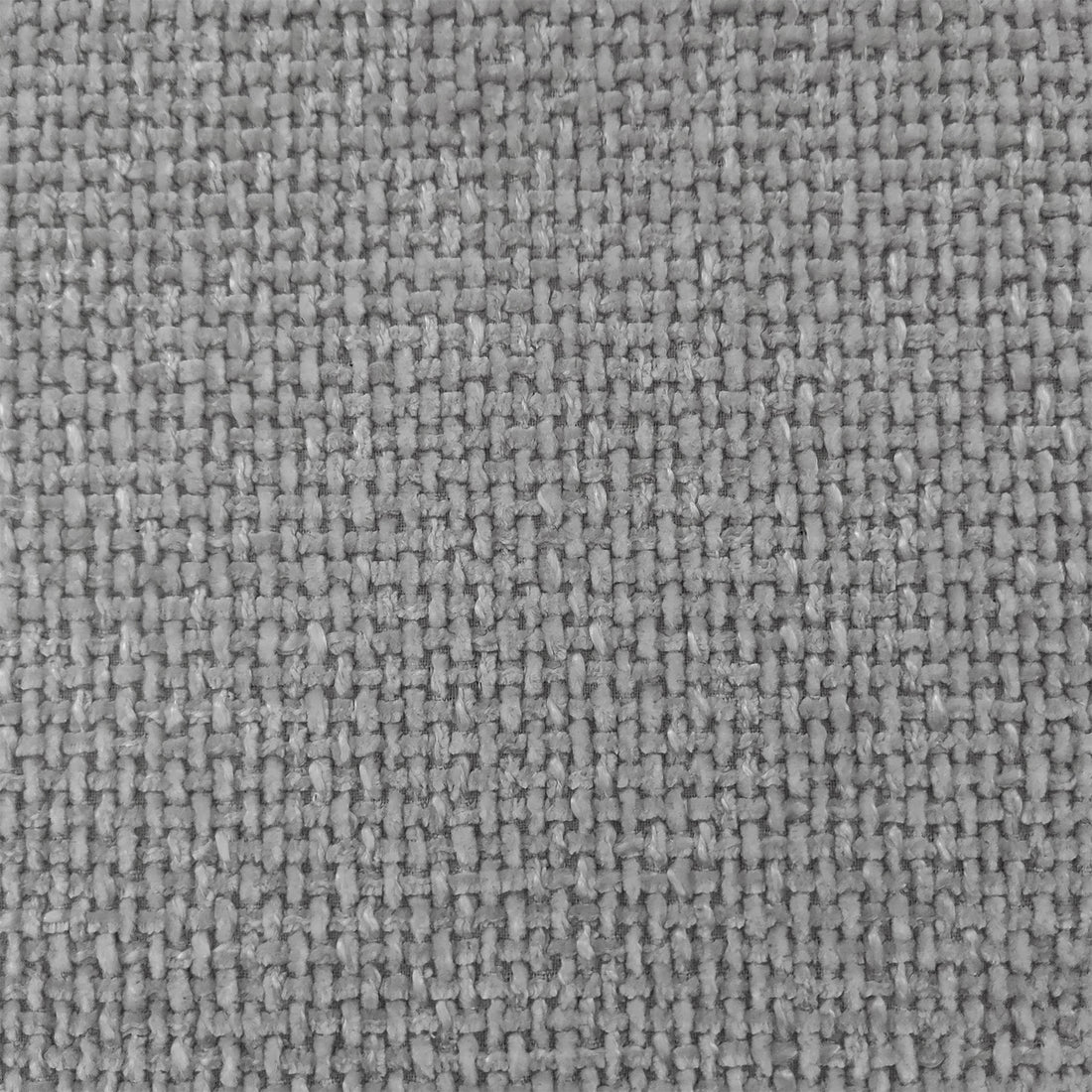 Emiken Chenille Ottoman Stool Warm Grey, showcasing a close-up of its soft chenille fabric, highlighting the elegant texture and plush appearance, perfect for adding comfort and style to any room.