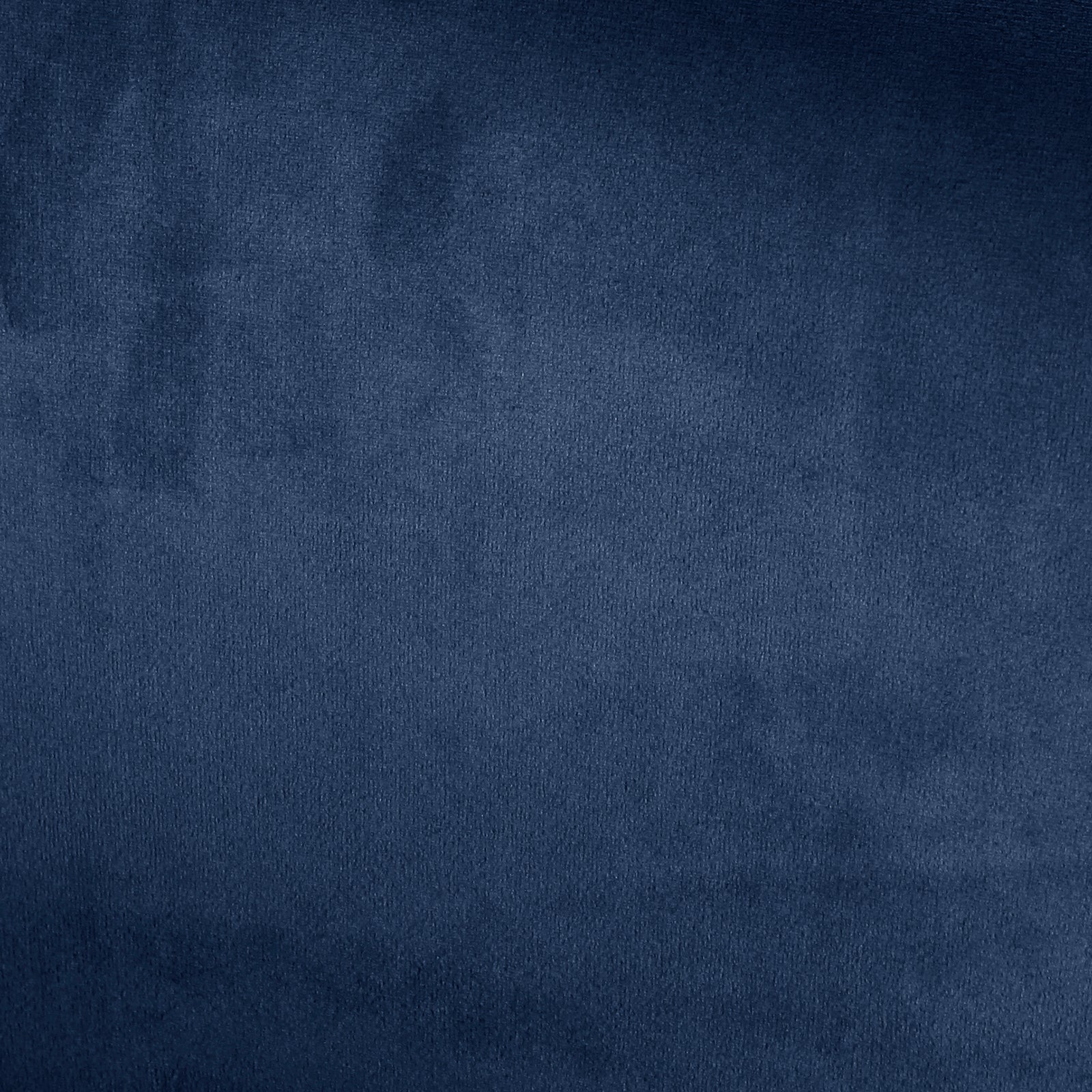 Close-up of the Evelyn Curved Velvet Sofa Accent Chair in Blue, highlighting its textured velvet upholstery with visible soft pile and subtle fabric folds, epitomizing luxury and mid-century modern design.