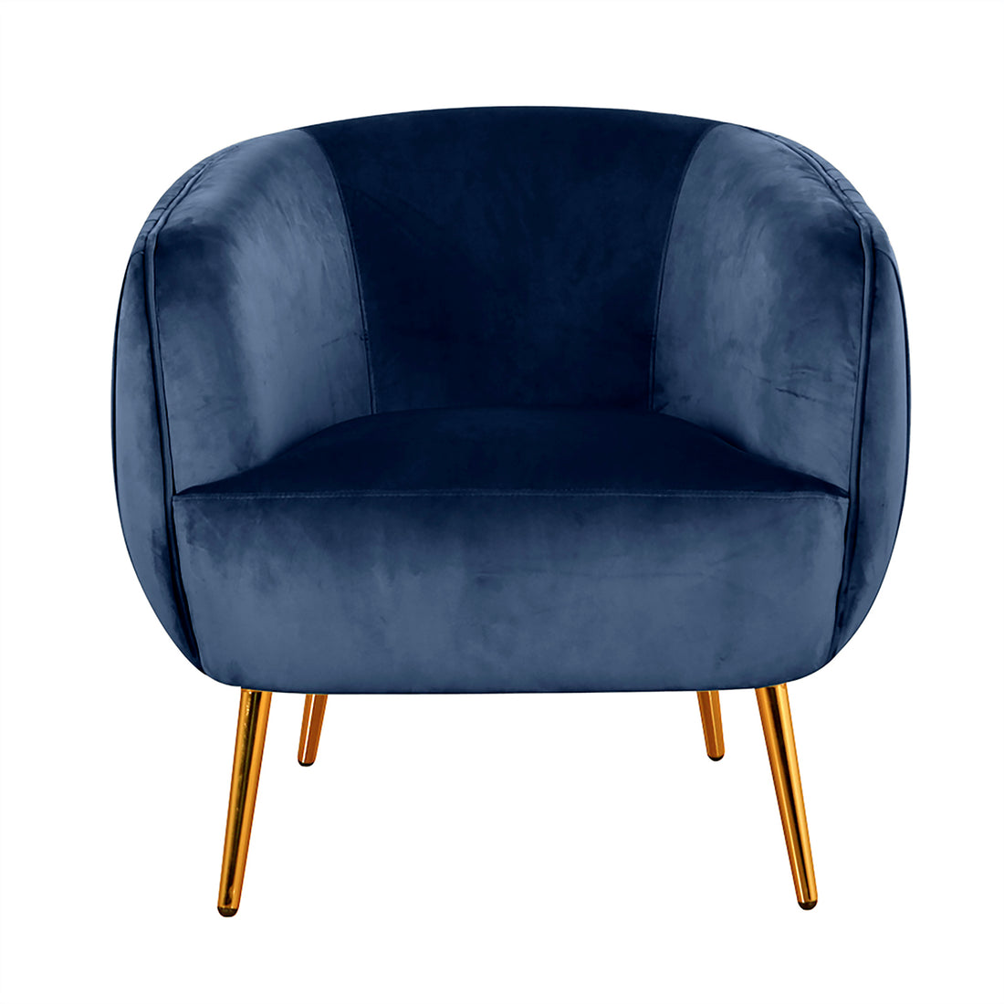 Evelyn 4 Seater Velvet Sofa Set Blue