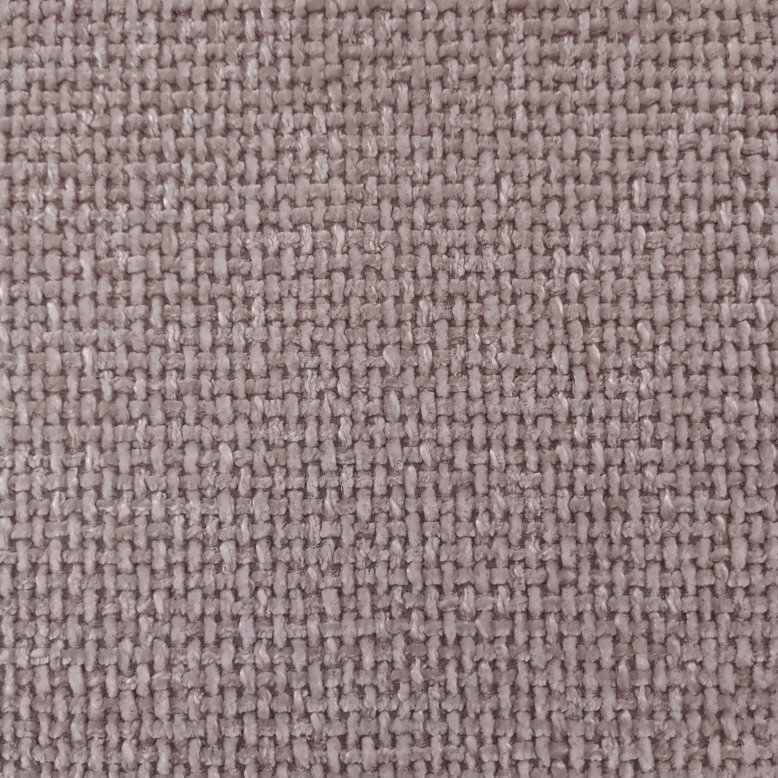 Close-up of the Hirokoz Chenille Ottoman Stool in Light Pink, showcasing its textured chenille fabric and plush cushioning on a sturdy wood frame, highlighting its modern elegance and comfort.
