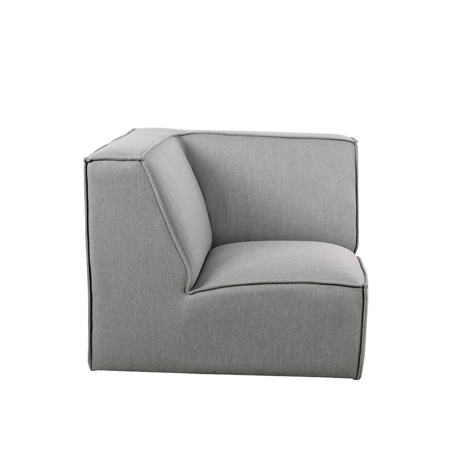 Ivanna Fabric Corner Modular Sofa - Grey
