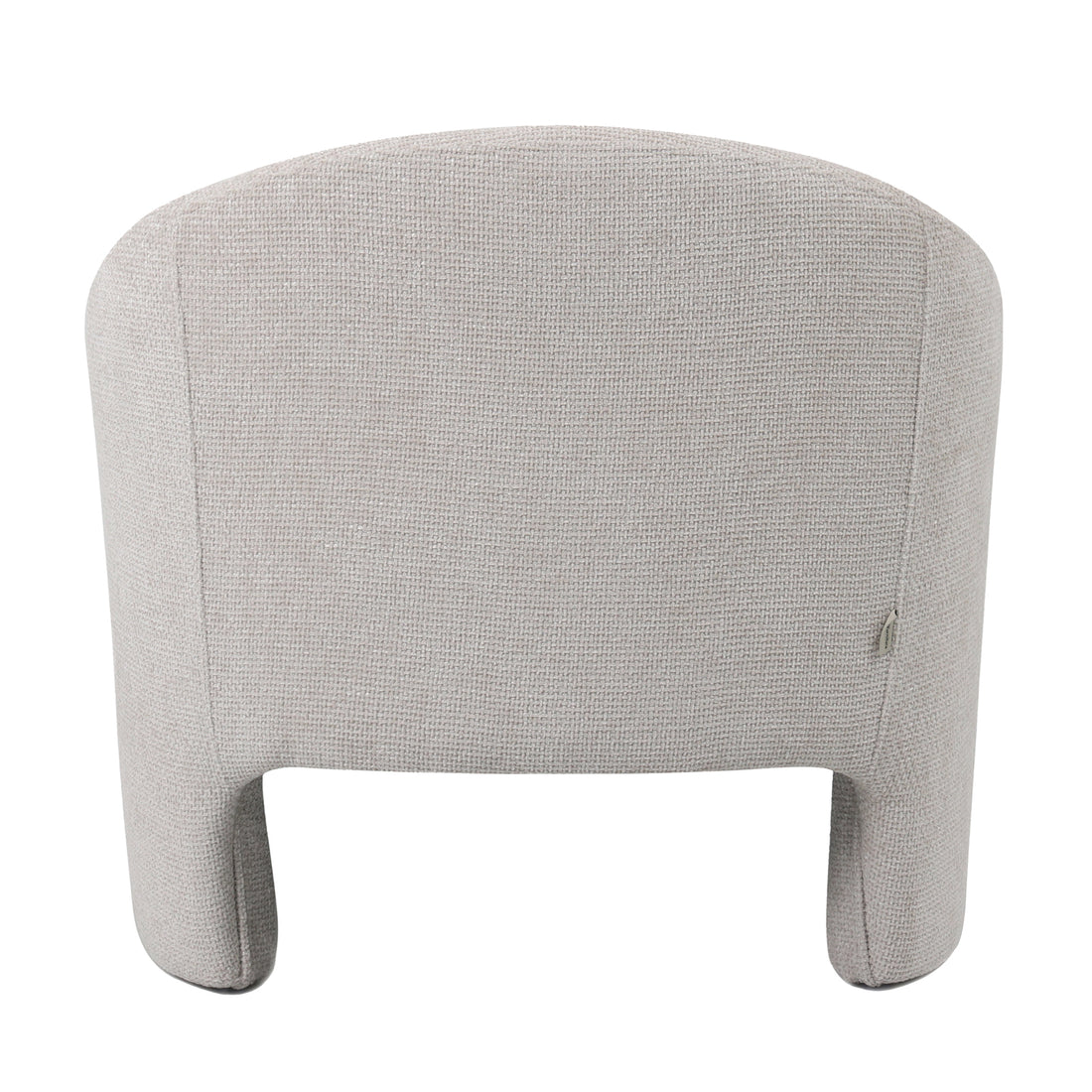 Kotrina Linen Chenille Accent Armchair features a curved back, plush cushion, and textured fabric on a solid frame, showcasing modern elegance and deep seating comfort.