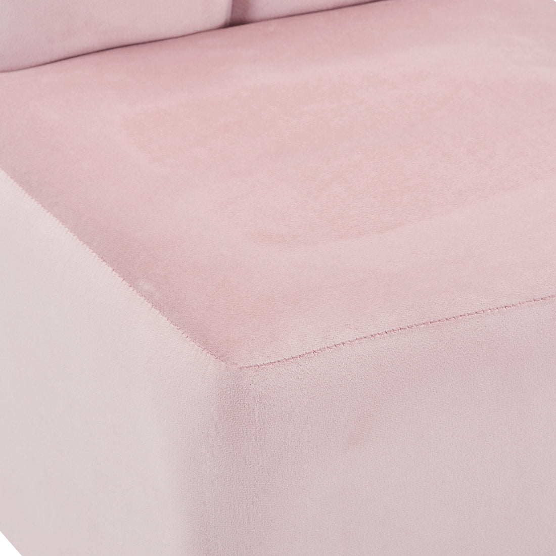 Lenore Velvet Plush Bunny Cushioned Kids Chair with bunny ears backrest, soft velvet fabric, and sturdy frame, designed for comfort and charm in a child's space.