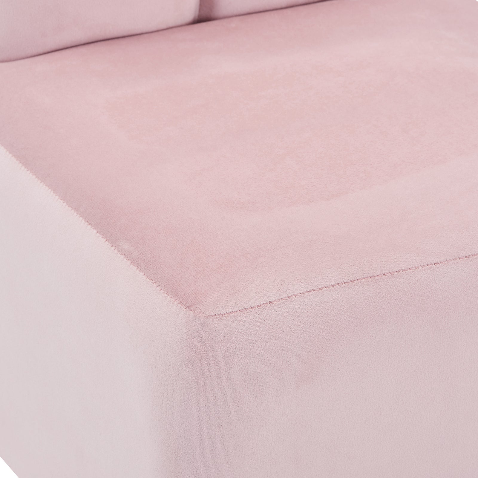 Lenore Velvet Plush Bunny Cushioned Kids Chair with bunny ears backrest, soft velvet fabric, and sturdy frame, designed for comfort and charm in a child's space.