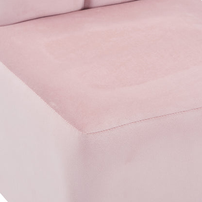 Lenore Velvet Plush Bunny Cushioned Kids Chair with bunny ears backrest, soft velvet fabric, and sturdy frame, designed for comfort and charm in a child's space.