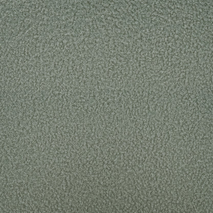 Close-up of Ligeia Boucle Plush Cushioned Rocking Chair in Mint Green, showcasing the textured loop-pile boucle fabric upholstery, highlighting its soft, padded, and cozy appearance, perfect for comfortable relaxation.