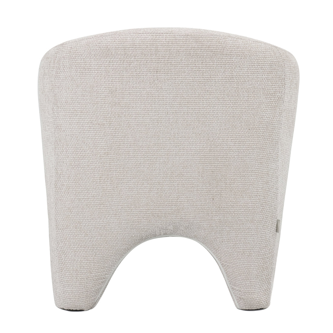 Marlona Linen Chenille Accent Armchair featuring a curved backrest, soft chenille fabric, and plush cushioning with a sturdy wood frame. Perfect for elegant, ergonomic seating in any space.