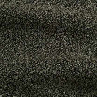 Renley Boucle Armless Accent Chair in Dark Forest Green, showcasing a rich boucle texture and an armless silhouette, providing a minimalistic, comfortable seating option with a modern design focus.