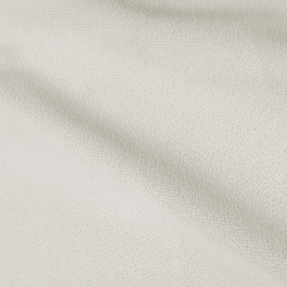 Talor 3 Seater Modular Curved Velvet Sofa in Cream White