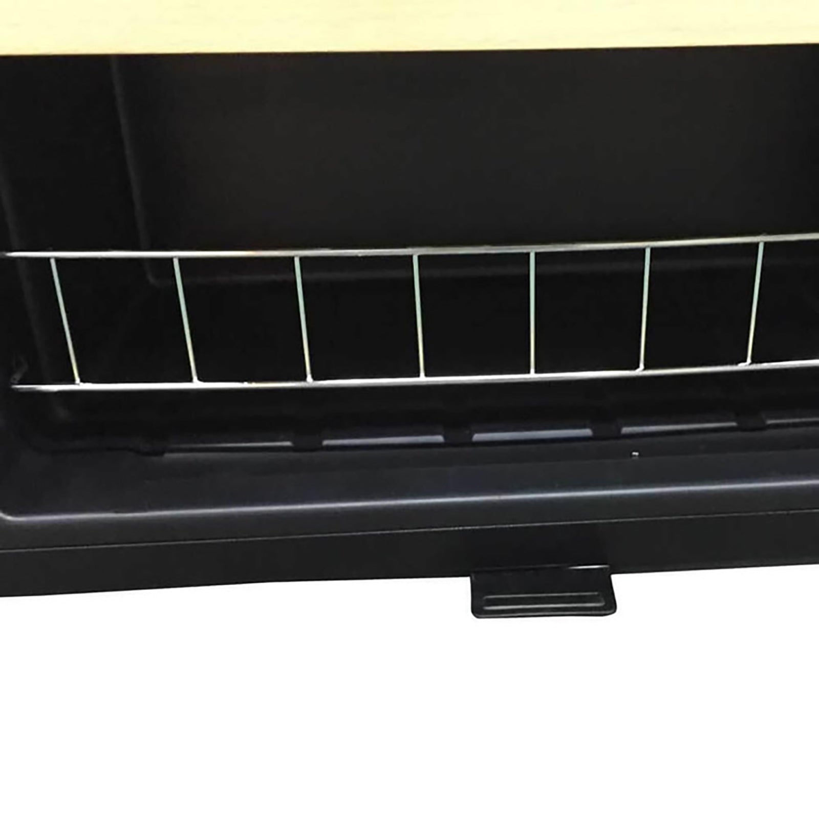 VinoVault C130 45 Bottle Single Zone Wine Fridge – Black, featuring a sleek black exterior, dual-glass door with UV tint, and beech wood shelving, ideal for stylish, temperature-controlled wine storage.