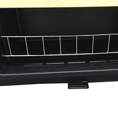 VinoVault C130 45 Bottle Single Zone Wine Fridge – Black, featuring a sleek black exterior, dual-glass door with UV tint, and beech wood shelving, ideal for stylish, temperature-controlled wine storage.