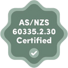 AS/NZS 60335.2.30 Certified