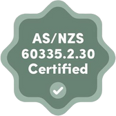 AS/NZS 60335.2.30 Certified