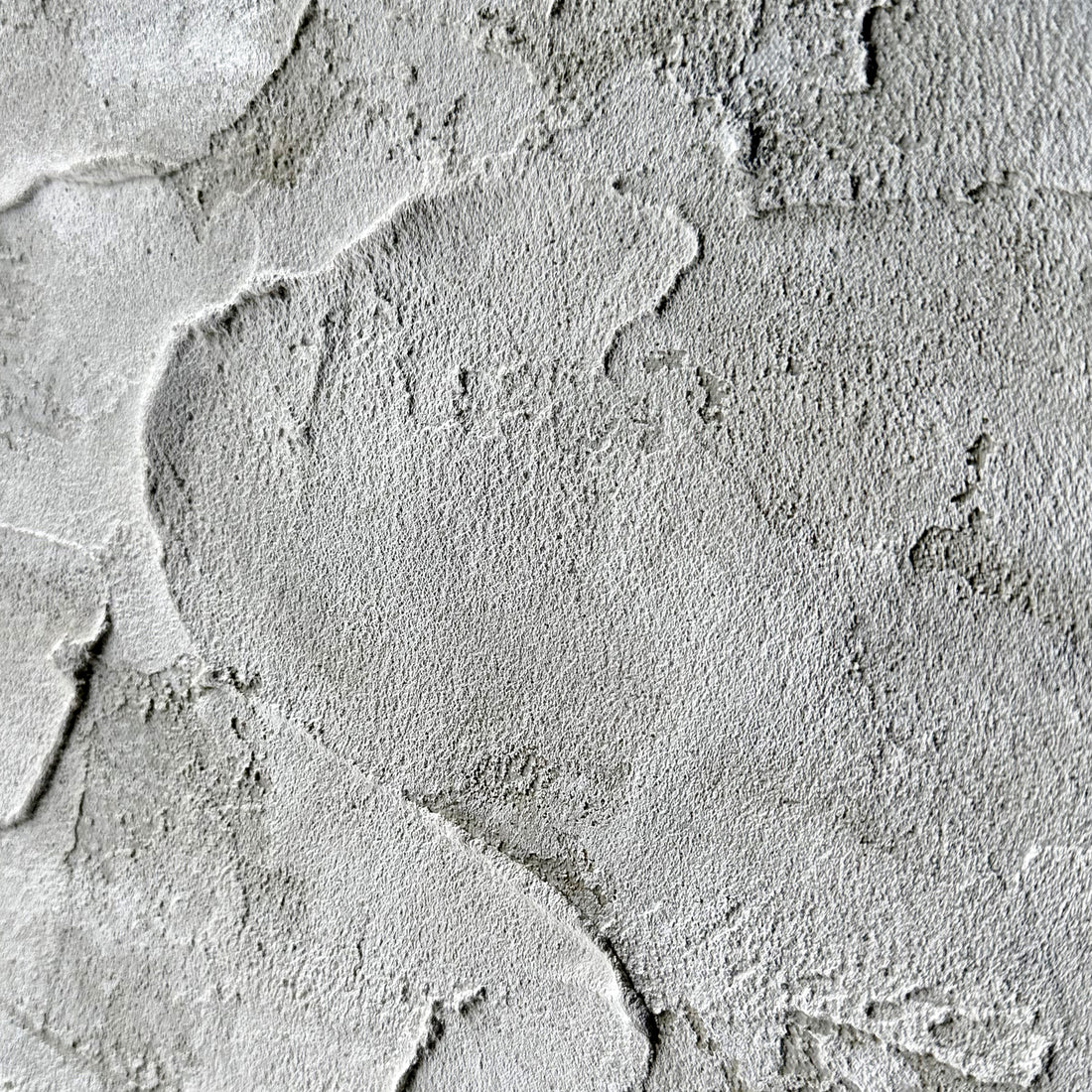 Luma Framed Canvas Wall Art 105 x 105cm in White features a textured, hand-finished surface with visible trowel marks, enhancing depth and warmth in a minimalist white frame.