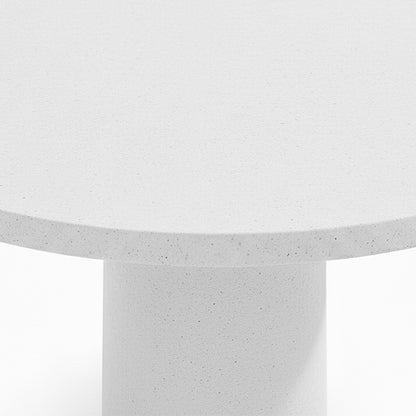 Close-up of table top edge and base texture