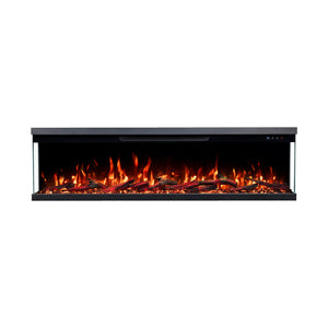 Berida 50-inch Built-in & Free Standing Electric Fireplace