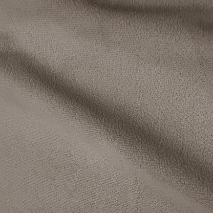 Close-up of taupe upholstered fabric texture