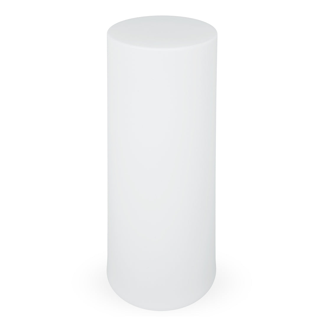 16 Colour Outdoor LED Bollard Light in Multicolour, a sleek white cylinder design, ideal for pathways and decks, offering vibrant, cordless lighting with easy controls and weather-ready features.