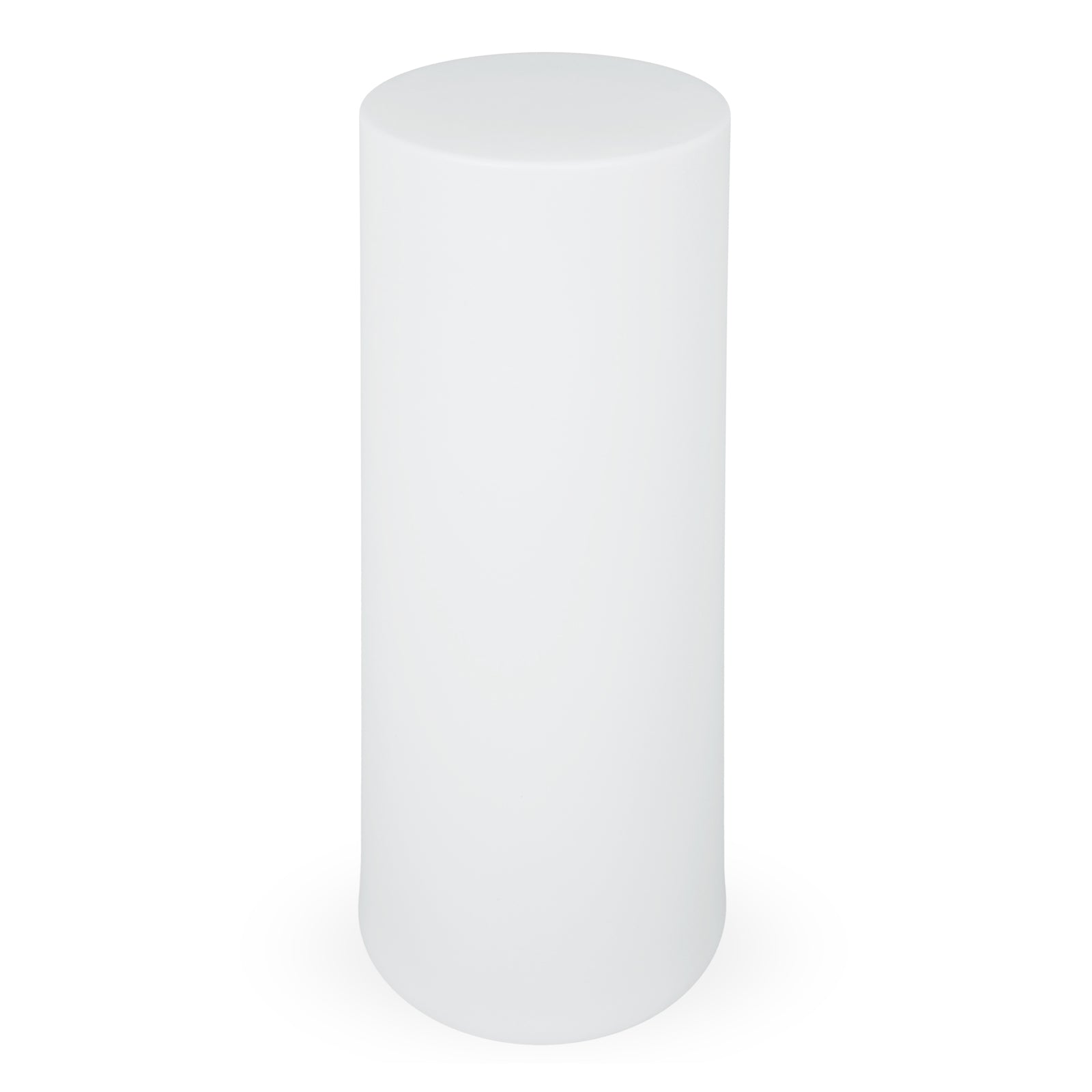 16 Colour Outdoor LED Bollard Light in Multicolour, a sleek white cylinder design, ideal for pathways and decks, offering vibrant, cordless lighting with easy controls and weather-ready features.