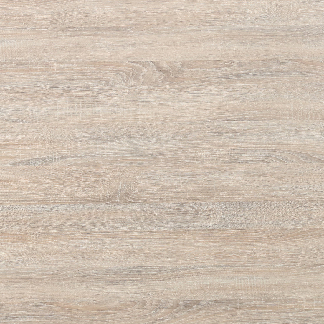 Oregon Dining Table with 8 Florida Chairs Set in Sand featuring a light wood grain surface with visible knots and grain lines, offering a relaxed and modern style for a spacious dining experience.