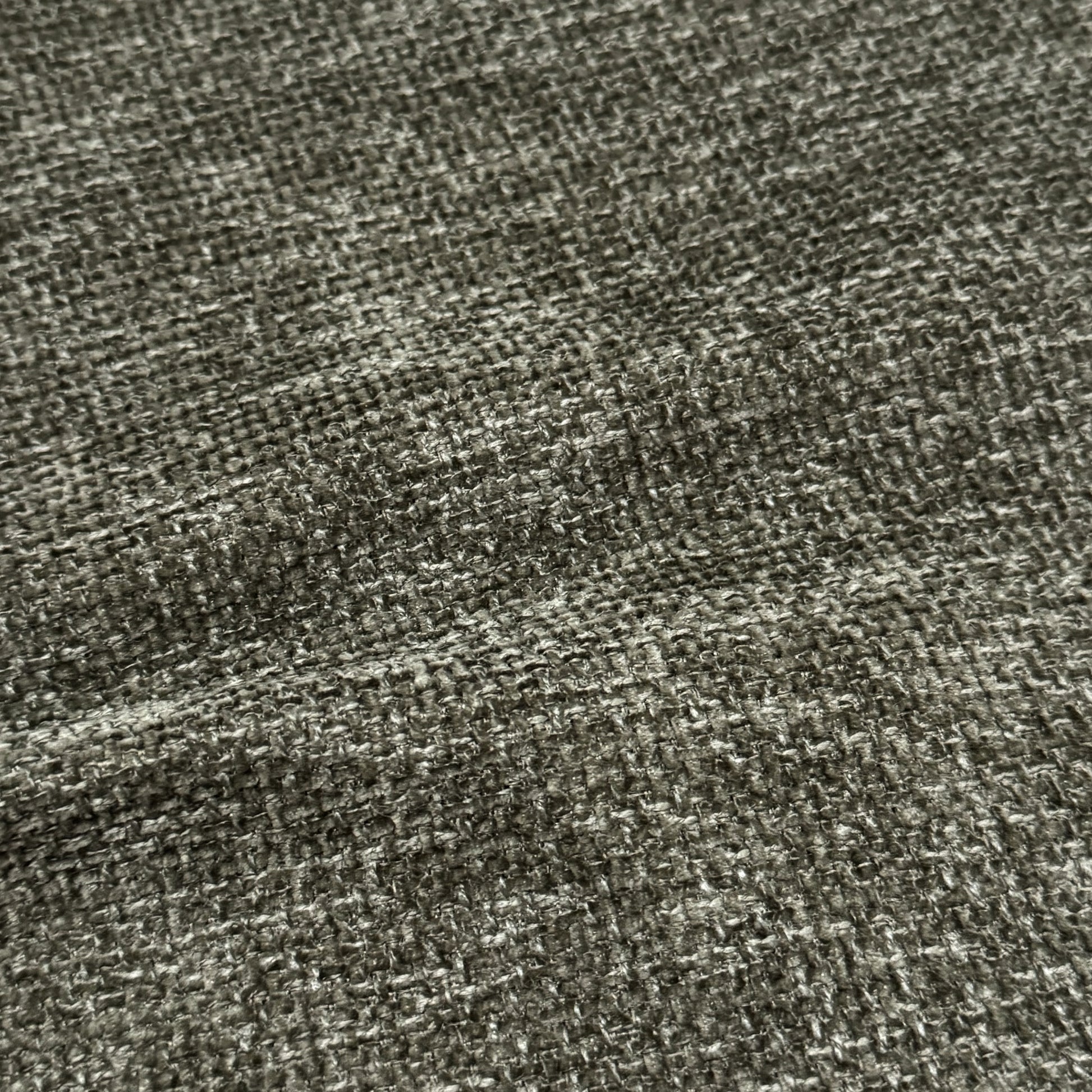 Close-up of gray woven fabric texture