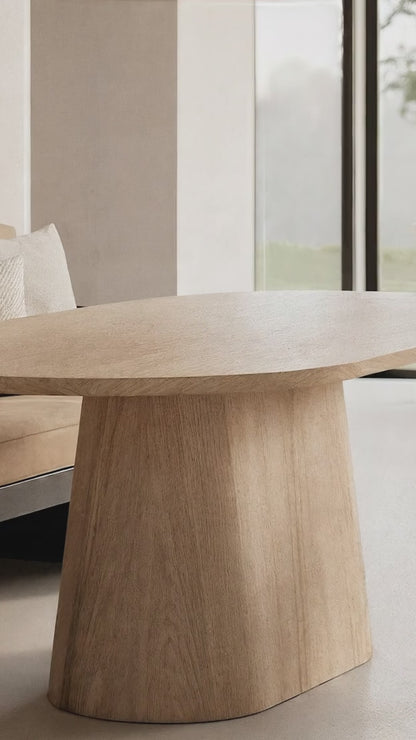 Gigi 180cm Oval Wooden Dining Table in Oak