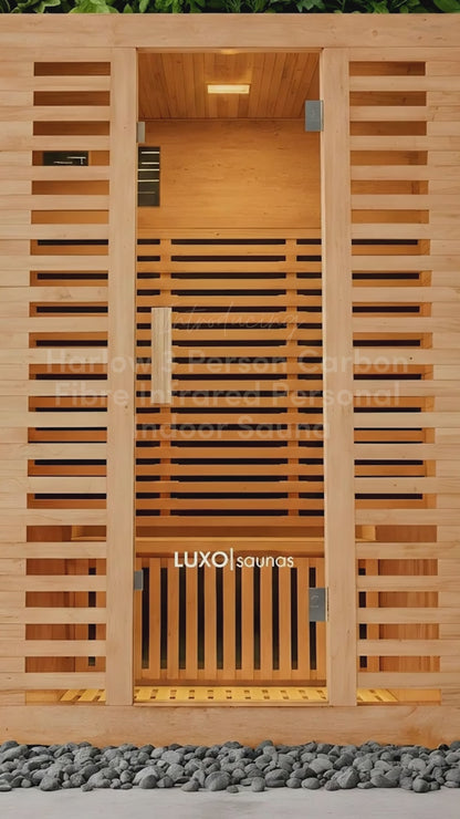 Harlow 3 Person Carbon Fibre Infrared Personal Indoor Sauna