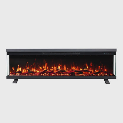 Berida 50" Built-in & Free Standing Electric Fireplace