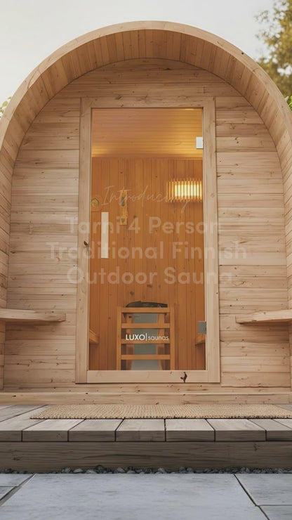 Tarni 4 Person Traditional Finnish Outdoor Sauna