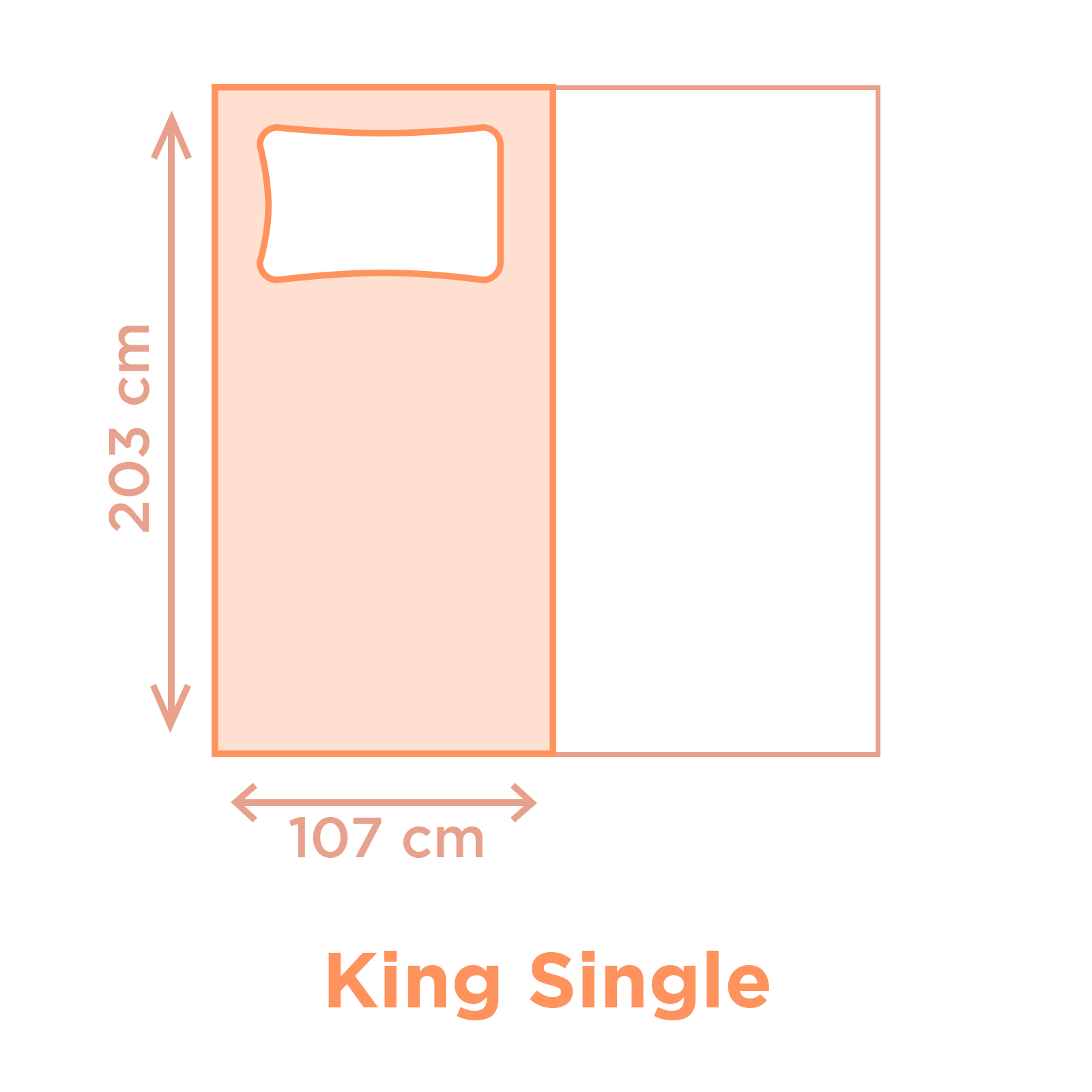 King Single Size Mattress